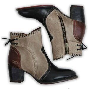 NEW BED/STU Made In Mexico Leather Bia Booties in Starry Night for women 825 10m